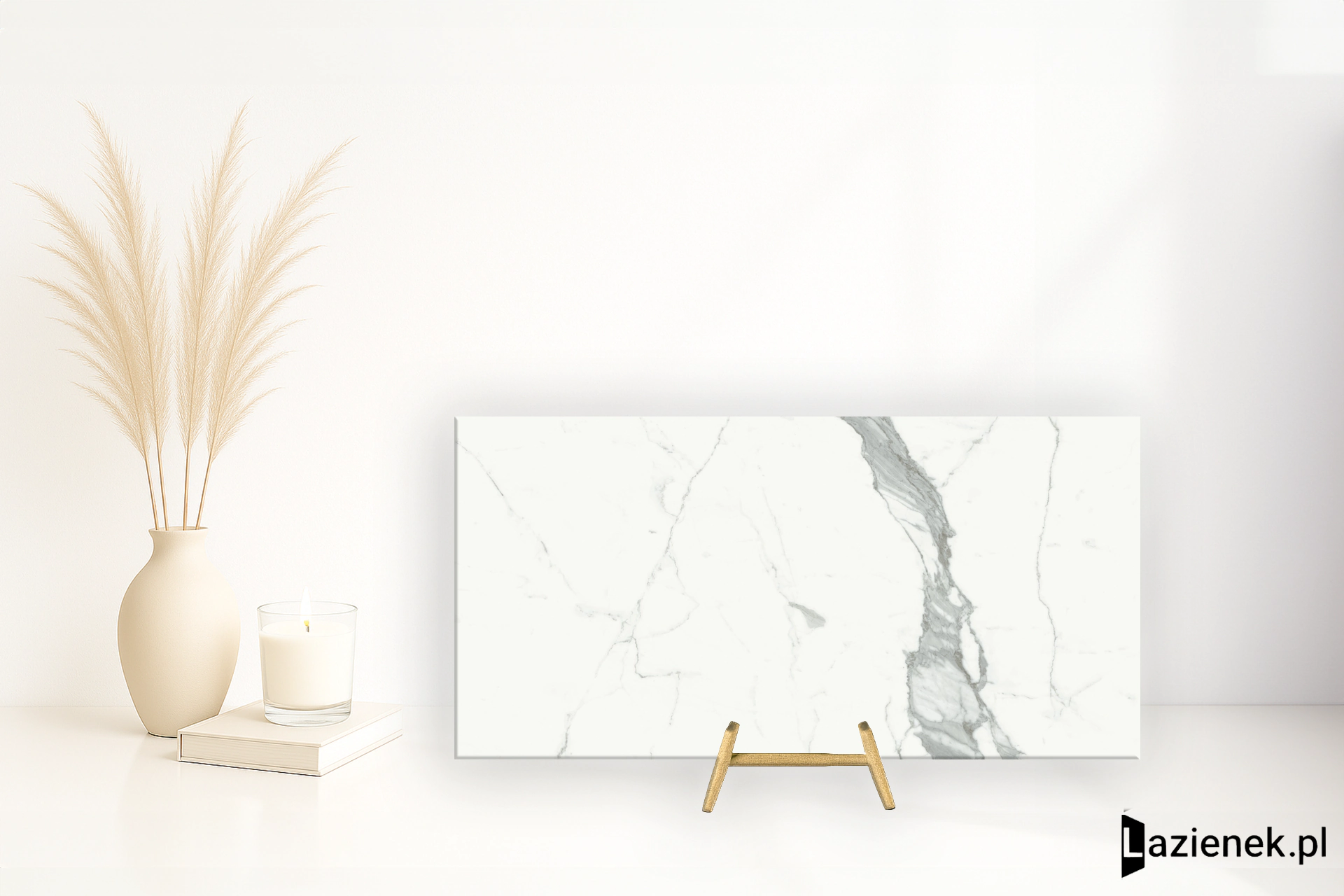 Graniti Fiandre Marble Lab Calacatta Statuario naturalna R10 60x120 cm gr. 8 mm - płytka rektyfikowana / ASS192X864